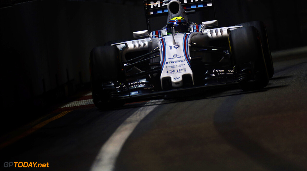 Marina Bay Circuit, Singapore.
Saturday 19 September 2015.
Felipe Massa, Williams FW37 Mercedes.
Photo: Alastair Staley/Williams
ref: Digital Image W79P1914





Action