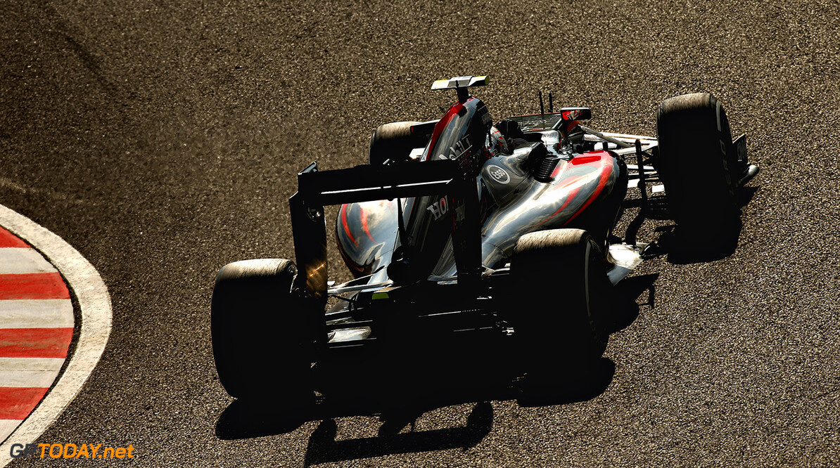 Jenson Button in action.