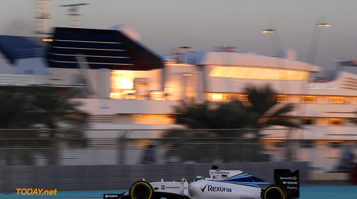 Yas Marina Circuit, Abu Dhabi, United Arab Emirates.
Sunday 29 November 2015.
Felipe Massa, Williams FW37 Mercedes.
Photo: Charles Coates/Williams F1
ref: Digital Image W99O2169





Action