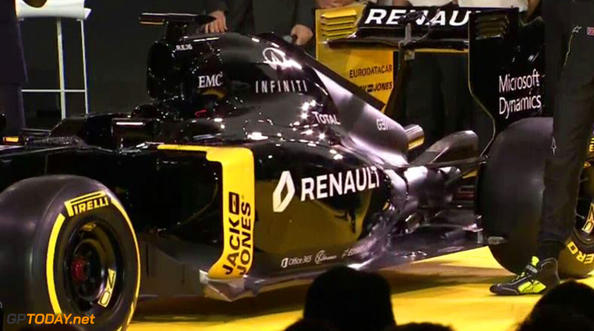 Renault shows black and yellow RS16 for 2016
