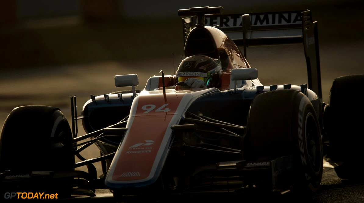 160222RF21533
BARCELONA, SPAIN - 22 FEBRUARY 2016: #94 Pascal Wehrlein (DEU), Manor Racing, during day 1 of Formula 1's Pre-Season Test at Circuit de Barcelona-Catalunya.
Formula 1's Pre-Season Test
Ronald Fleurbaaij
Barcelona
Spain

Sport Sports Autosport Motorsports Auto Car Racewagen Race Car Formule 1 Formula 1 F1 FIA Formula One World Championship Spain Spanje Circuit de Barcelona-Catalunya Pre-Season Test