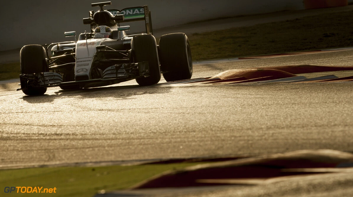 160222RF21472
BARCELONA, SPAIN - 22 FEBRUARY 2016: #44 Lewis Hamilton (GBR), Mercedes AMG Petronas F1 Team, during day 1 of Formula 1's Pre-Season Test at Circuit de Barcelona-Catalunya.
Formula 1's Pre-Season Test
Ronald Fleurbaaij
Barcelona
Spain

Sport Sports Autosport Motorsports Auto Car Racewagen Race Car Formule 1 Formula 1 F1 FIA Formula One World Championship Spain Spanje Circuit de Barcelona-Catalunya Pre-Season Test