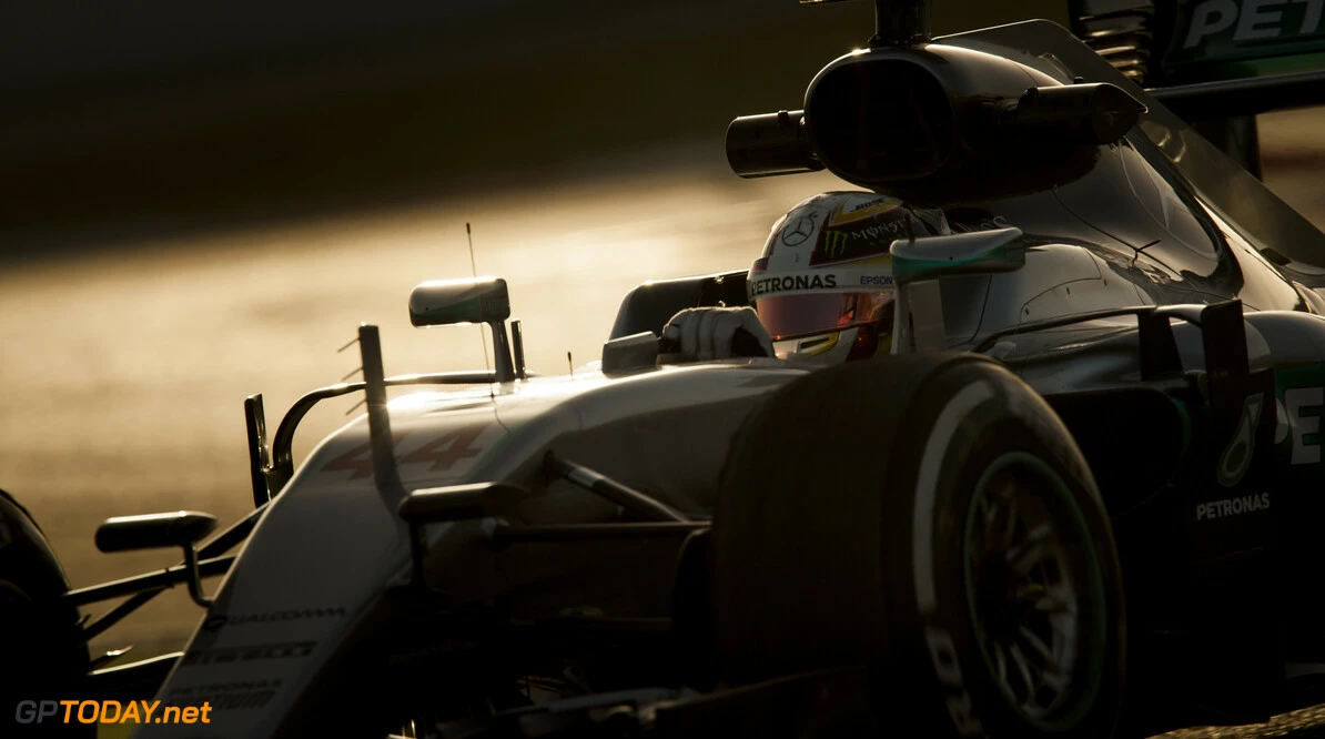 160222RF21543
BARCELONA, SPAIN - 22 FEBRUARY 2016: #44 Lewis Hamilton (GBR), Mercedes AMG Petronas F1 Team, during day 1 of Formula 1's Pre-Season Test at Circuit de Barcelona-Catalunya.
Formula 1's Pre-Season Test
Ronald Fleurbaaij
Barcelona
Spain

Sport Sports Autosport Motorsports Auto Car Racewagen Race Car Formule 1 Formula 1 F1 FIA Formula One World Championship Spain Spanje Circuit de Barcelona-Catalunya Pre-Season Test