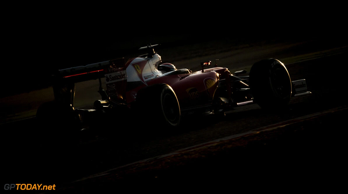 160224RF23872
BARCELONA, SPAIN - 24 FEBRUARY 2016: #7 Kimi Raikkonen (FIN), Scuderia Ferrari, during day 1 of Formula 1's Pre-Season Test at Circuit de Barcelona-Catalunya.
Formula 1's Pre-Season Test
Ronald Fleurbaaij
Barcelona
Spain

Sport Sports Autosport Motorsports Auto Car Racewagen Race Car Formule 1 Formula 1 F1 FIA Formula One World Championship Spain Spanje Circuit de Barcelona-Catalunya Pre-Season Test