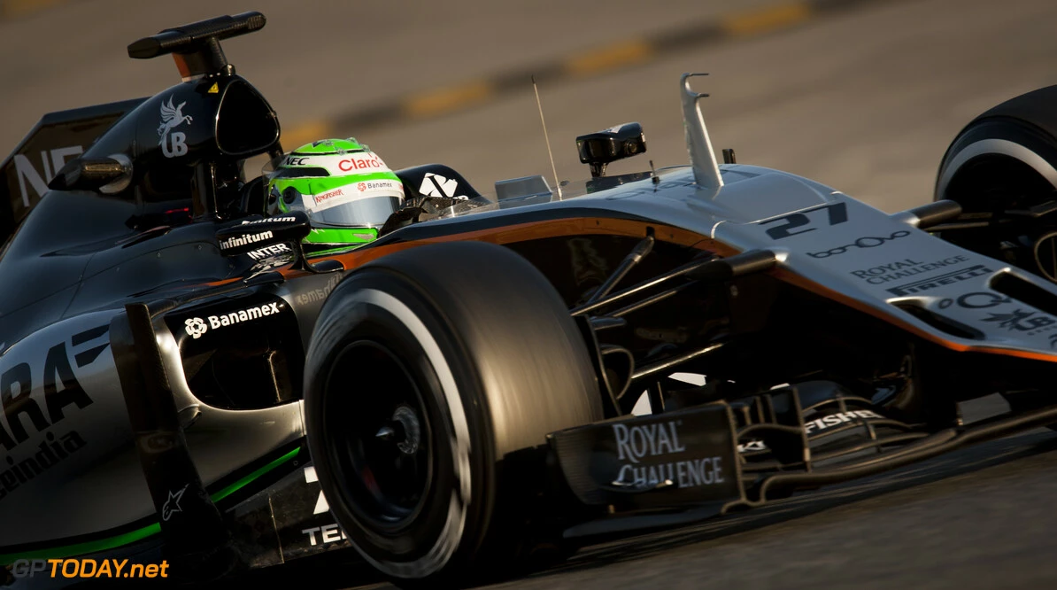 160224RF23790
BARCELONA, SPAIN - 24 FEBRUARY 2016: #27 Nico Hulkenberg (DEU), Sahara Force India F1 Team, during day 1 of Formula 1's Pre-Season Test at Circuit de Barcelona-Catalunya.
Formula 1's Pre-Season Test
Ronald Fleurbaaij
Barcelona
Spain

Sport Sports Autosport Motorsports Auto Car Racewagen Race Car Formule 1 Formula 1 F1 FIA Formula One World Championship Spain Spanje Circuit de Barcelona-Catalunya Pre-Season Test