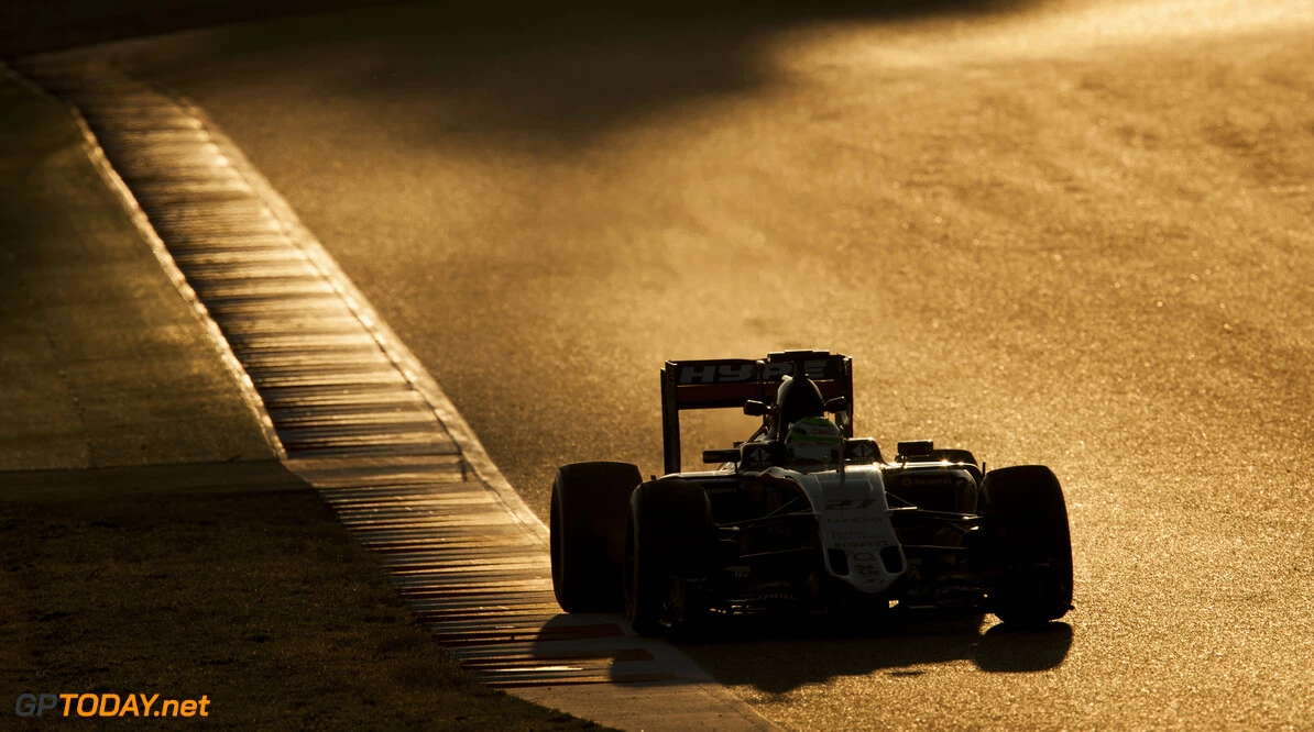 160224RF23938
BARCELONA, SPAIN - 24 FEBRUARY 2016: #27 Nico Hulkenberg (DEU), Sahara Force India F1 Team, during day 1 of Formula 1's Pre-Season Test at Circuit de Barcelona-Catalunya.
Formula 1's Pre-Season Test
Ronald Fleurbaaij
Barcelona
Spain

Sport Sports Autosport Motorsports Auto Car Racewagen Race Car Formule 1 Formula 1 F1 FIA Formula One World Championship Spain Spanje Circuit de Barcelona-Catalunya Pre-Season Test