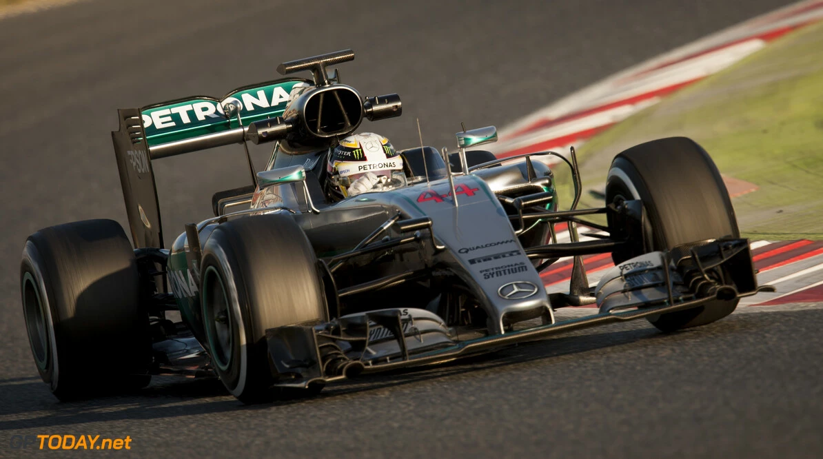 160224RF23737
BARCELONA, SPAIN - 24 FEBRUARY 2016: #44 Lewis Hamilton (GBR), Mercedes AMG Petronas F1 Team, during day 1 of Formula 1's Pre-Season Test at Circuit de Barcelona-Catalunya.
Formula 1's Pre-Season Test
Ronald Fleurbaaij
Barcelona
Spain

Sport Sports Autosport Motorsports Auto Car Racewagen Race Car Formule 1 Formula 1 F1 FIA Formula One World Championship Spain Spanje Circuit de Barcelona-Catalunya Pre-Season Test