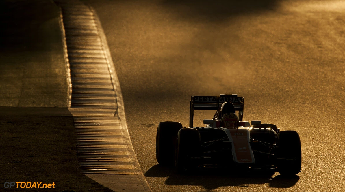 160224RF23929
BARCELONA, SPAIN - 24 FEBRUARY 2016: #88 Rio Haryanto (IDN), Manor Racing, during day 1 of Formula 1's Pre-Season Test at Circuit de Barcelona-Catalunya.
Formula 1's Pre-Season Test
Ronald Fleurbaaij
Barcelona
Spain

Sport Sports Autosport Motorsports Auto Car Racewagen Race Car Formule 1 Formula 1 F1 FIA Formula One World Championship Spain Spanje Circuit de Barcelona-Catalunya Pre-Season Test