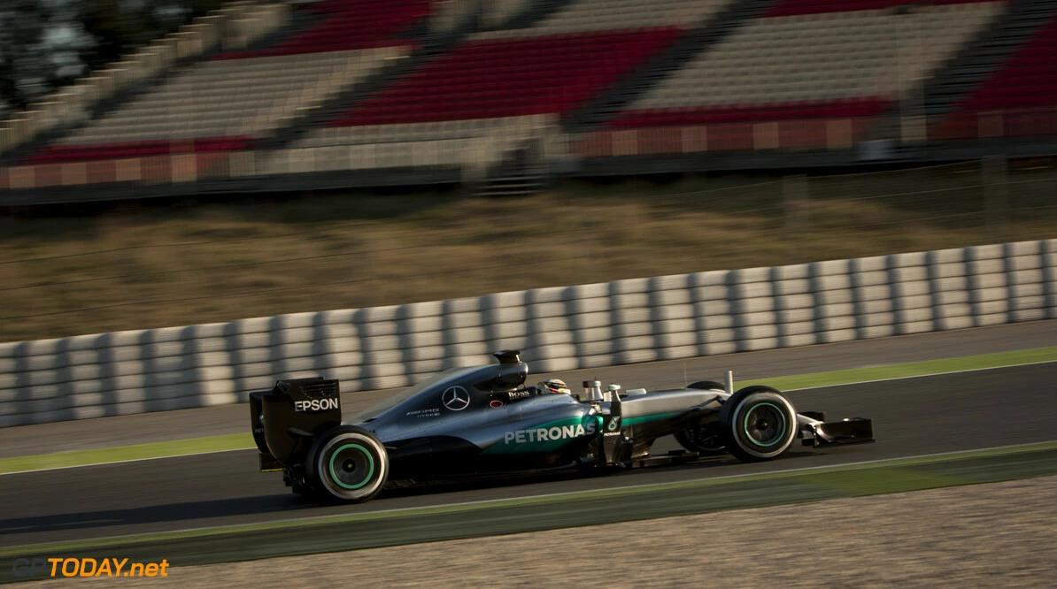 160224RF13108
BARCELONA, SPAIN - 24 FEBRUARY 2016: #44 Lewis Hamilton (GBR), Mercedes AMG Petronas F1 Team, during day 1 of Formula 1's Pre-Season Test at Circuit de Barcelona-Catalunya.
Formula 1's Pre-Season Test
Ronald Fleurbaaij
Barcelona
Spain

Sport Sports Autosport Motorsports Auto Car Racewagen Race Car Formule 1 Formula 1 F1 FIA Formula One World Championship Spain Spanje Circuit de Barcelona-Catalunya Pre-Season Test