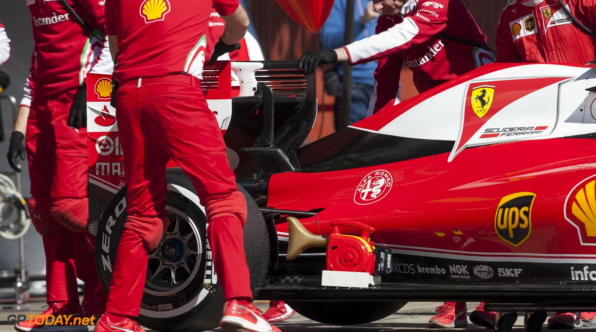 160301RF25141
BARCELONA, SPAIN - 1 MARCH 2016: #7 Kimi Raikkonen (FIN), Scuderia Ferrari, during day 5 of Formula 1's Pre-Season Test at Circuit de Barcelona-Catalunya.
Formula 1's Pre-Season Test
Ronald Fleurbaaij
Barcelona
Spain

Sport Sports Autosport Motorsports Auto Car Racewagen Race Car Formule 1 Formula 1 F1 FIA Formula One World Championship Spain Spanje Circuit de Barcelona-Catalunya Pre-Season Test