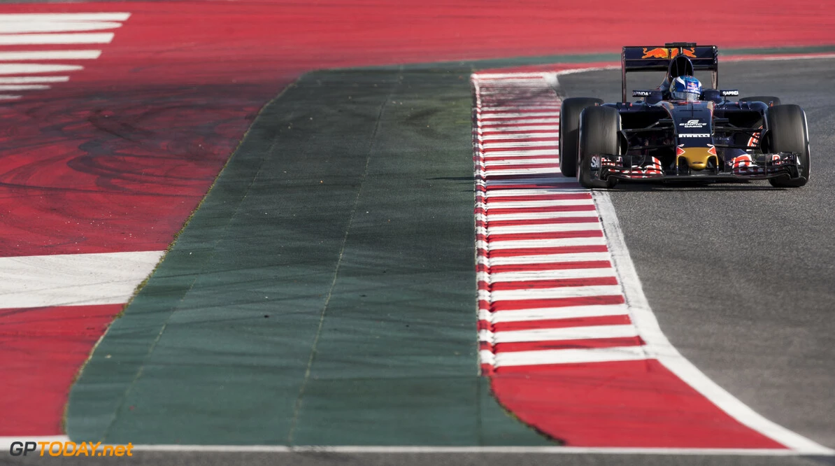 160301RF25151
BARCELONA, SPAIN - 1 MARCH 2016: #33 Max Verstappen (NLD), Scuderia Toro Rosso, during day 5 of Formula 1's Pre-Season Test at Circuit de Barcelona-Catalunya.
Formula 1's Pre-Season Test
Ronald Fleurbaaij
Barcelona
Spain

Sport Sports Autosport Motorsports Auto Car Racewagen Race Car Formule 1 Formula 1 F1 FIA Formula One World Championship Spain Spanje Circuit de Barcelona-Catalunya Pre-Season Test
