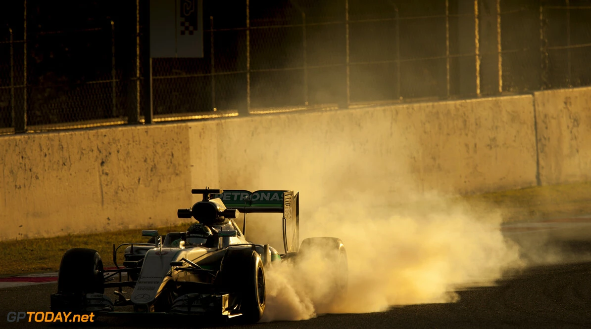 160302RF26537
BARCELONA, SPAIN - 2 MARCH 2016: #6 Nico Rosberg (DEU), Mercedes AMG Petronas F1 Team, during day 6 of Formula 1's Pre-Season Test at Circuit de Barcelona-Catalunya.
Formula 1's Pre-Season Test
Ronald Fleurbaaij
Barcelona
Spain

Sport Sports Autosport Motorsports Auto Car Racewagen Race Car Formule 1 Formula 1 F1 FIA Formula One World Championship Spain Spanje Circuit de Barcelona-Catalunya Pre-Season Test