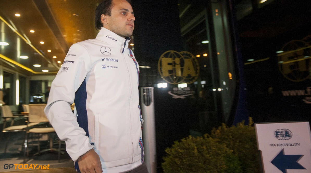 160302RF26640
BARCELONA, SPAIN - 2 MARCH 2016: #19 Felipe Massa (BRA), Williams Martini Racing, during day 6 of Formula 1's Pre-Season Test at Circuit de Barcelona-Catalunya.
Formula 1's Pre-Season Test
Ronald Fleurbaaij
Barcelona
Spain

Sport Sports Autosport Motorsports Auto Car Racewagen Race Car Formule 1 Formula 1 F1 FIA Formula One World Championship Spain Spanje Circuit de Barcelona-Catalunya Pre-Season Test