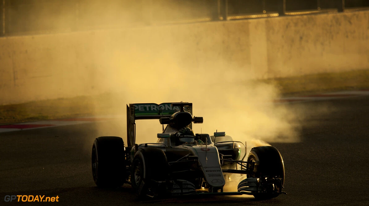 160302RF26545
BARCELONA, SPAIN - 2 MARCH 2016: #6 Nico Rosberg (DEU), Mercedes AMG Petronas F1 Team, during day 6 of Formula 1's Pre-Season Test at Circuit de Barcelona-Catalunya.
Formula 1's Pre-Season Test
Ronald Fleurbaaij
Barcelona
Spain

Sport Sports Autosport Motorsports Auto Car Racewagen Race Car Formule 1 Formula 1 F1 FIA Formula One World Championship Spain Spanje Circuit de Barcelona-Catalunya Pre-Season Test