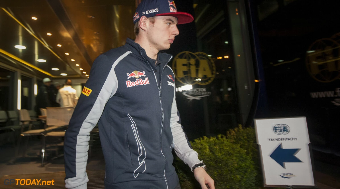 160302RF26624
BARCELONA, SPAIN - 2 MARCH 2016: #33 Max Verstappen (NLD), Scuderia Toro Rosso, during day 6 of Formula 1's Pre-Season Test at Circuit de Barcelona-Catalunya.
Formula 1's Pre-Season Test
Ronald Fleurbaaij
Barcelona
Spain

Sport Sports Autosport Motorsports Auto Car Racewagen Race Car Formule 1 Formula 1 F1 FIA Formula One World Championship Spain Spanje Circuit de Barcelona-Catalunya Pre-Season Test