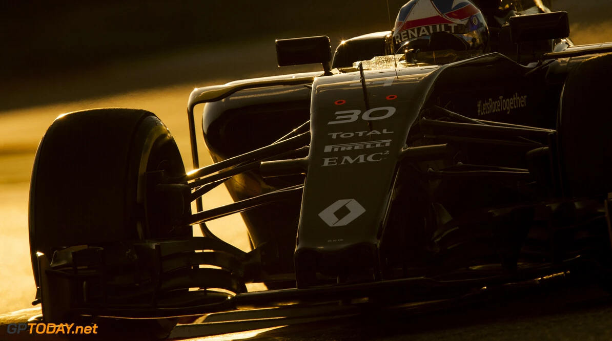 160303RF27730
BARCELONA, SPAIN - 3 MARCH 2016: #30 Jolyon Palme (GBR), Renault Sport Formula One Team, during day 7 of Formula 1's Pre-Season Test at Circuit de Barcelona-Catalunya.
Formula 1's Pre-Season Test
Ronald Fleurbaaij
Barcelona
Spain

Sport Sports Autosport Motorsports Auto Car Racewagen Race Car Formule 1 Formula 1 F1 FIA Formula One World Championship Spain Spanje Circuit de Barcelona-Catalunya Pre-Season Test