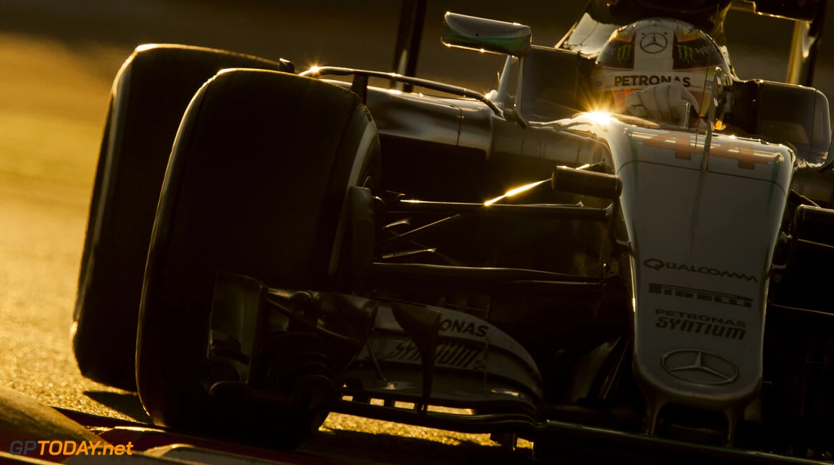 160303RF27710
BARCELONA, SPAIN - 3 MARCH 2016: #44 Lewis Hamilton (GBR), Mercedes AMG Petronas F1 Team, during day 7 of Formula 1's Pre-Season Test at Circuit de Barcelona-Catalunya.
Formula 1's Pre-Season Test
Ronald Fleurbaaij
Barcelona
Spain

Sport Sports Autosport Motorsports Auto Car Racewagen Race Car Formule 1 Formula 1 F1 FIA Formula One World Championship Spain Spanje Circuit de Barcelona-Catalunya Pre-Season Test