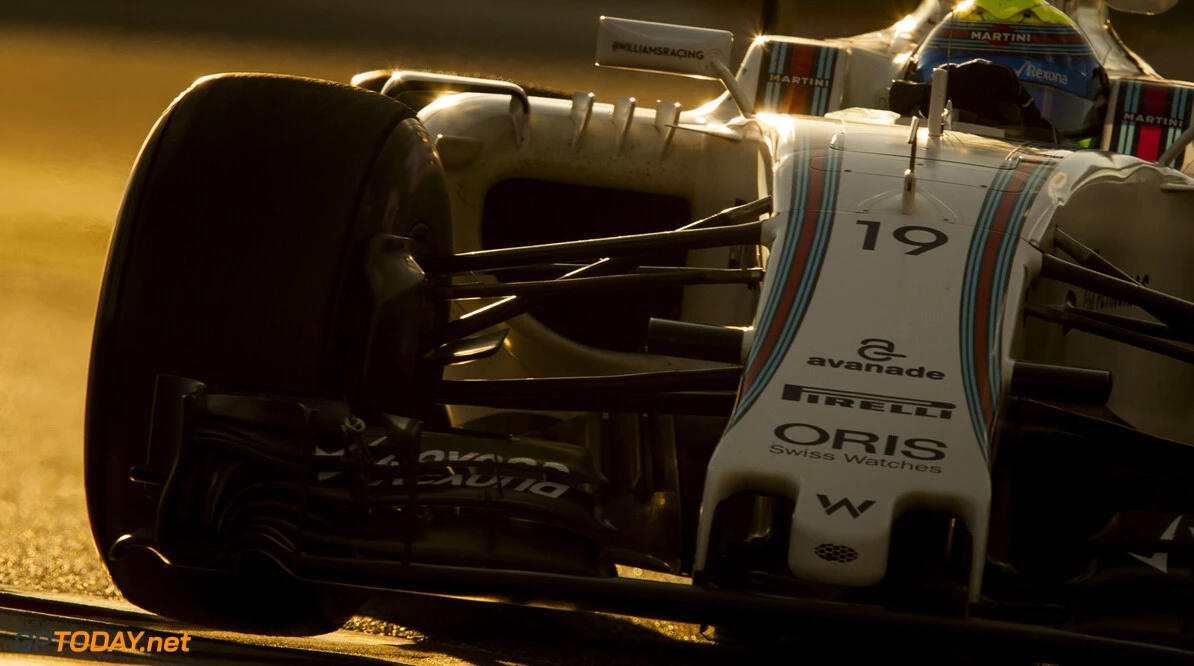 160303RF27684
BARCELONA, SPAIN - 3 MARCH 2016: #19 Felipe Massa (BRA), Williams Martini Racing, during day 7 of Formula 1's Pre-Season Test at Circuit de Barcelona-Catalunya.
Formula 1's Pre-Season Test
Ronald Fleurbaaij
Barcelona
Spain

Sport Sports Autosport Motorsports Auto Car Racewagen Race Car Formule 1 Formula 1 F1 FIA Formula One World Championship Spain Spanje Circuit de Barcelona-Catalunya Pre-Season Test