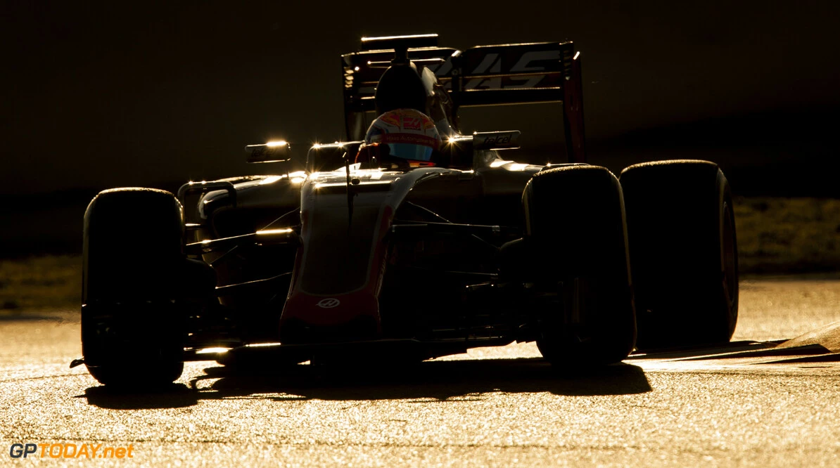 160303RF27571
BARCELONA, SPAIN - 3 MARCH 2016: #8 Romain Grosjean (FRA), Haas F1 Team, during day 7 of Formula 1's Pre-Season Test at Circuit de Barcelona-Catalunya.
Formula 1's Pre-Season Test
Ronald Fleurbaaij
Barcelona
Spain

Sport Sports Autosport Motorsports Auto Car Racewagen Race Car Formule 1 Formula 1 F1 FIA Formula One World Championship Spain Spanje Circuit de Barcelona-Catalunya Pre-Season Test