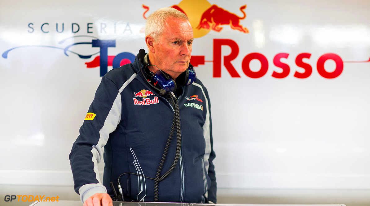 SOCHI, RUSSIA - APRIL 28:  John Booth Director of Racing at Scuderia Toro Rosso and Great Britain during previews ahead of the Formula One Grand Prix of Russia at Sochi Autodrom on April 28, 2016 in Sochi, Russia.  (Photo by Peter Fox/Getty Images) // Getty Images / Red Bull Content Pool  // P-20160428-03773 // Usage for editorial use only // Please go to www.redbullcontentpool.com for further information. // 
F1 Grand Prix of Russia - Previews
Peter Fox
Sochi
Russian Federation

P-20160428-03773