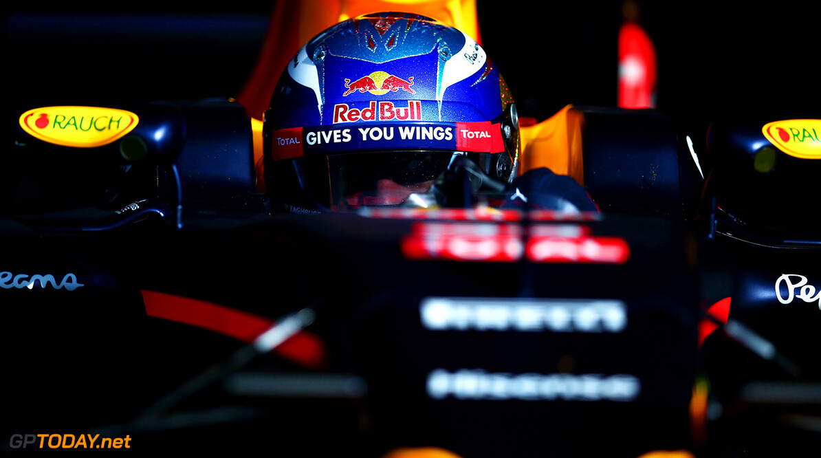 MONTMELO, SPAIN - MAY 18:  Max Verstappen of the Netherlands drives the 6 Red Bull Racing Red Bull-TAG Heuer RB12 TAG Heuer as he exits the garage during day two of formula one testing at Circuit de Catalunya on May 18, 2016 in Montmelo, Spain.  (Photo by Dan Istitene/Getty Images) // Getty Images / Red Bull Content Pool  // P-20160518-00146 // Usage for editorial use only // Please go to www.redbullcontentpool.com for further information. // 
F1 Testing In Barcelona
Dan Istitene

Spain

P-20160518-00146