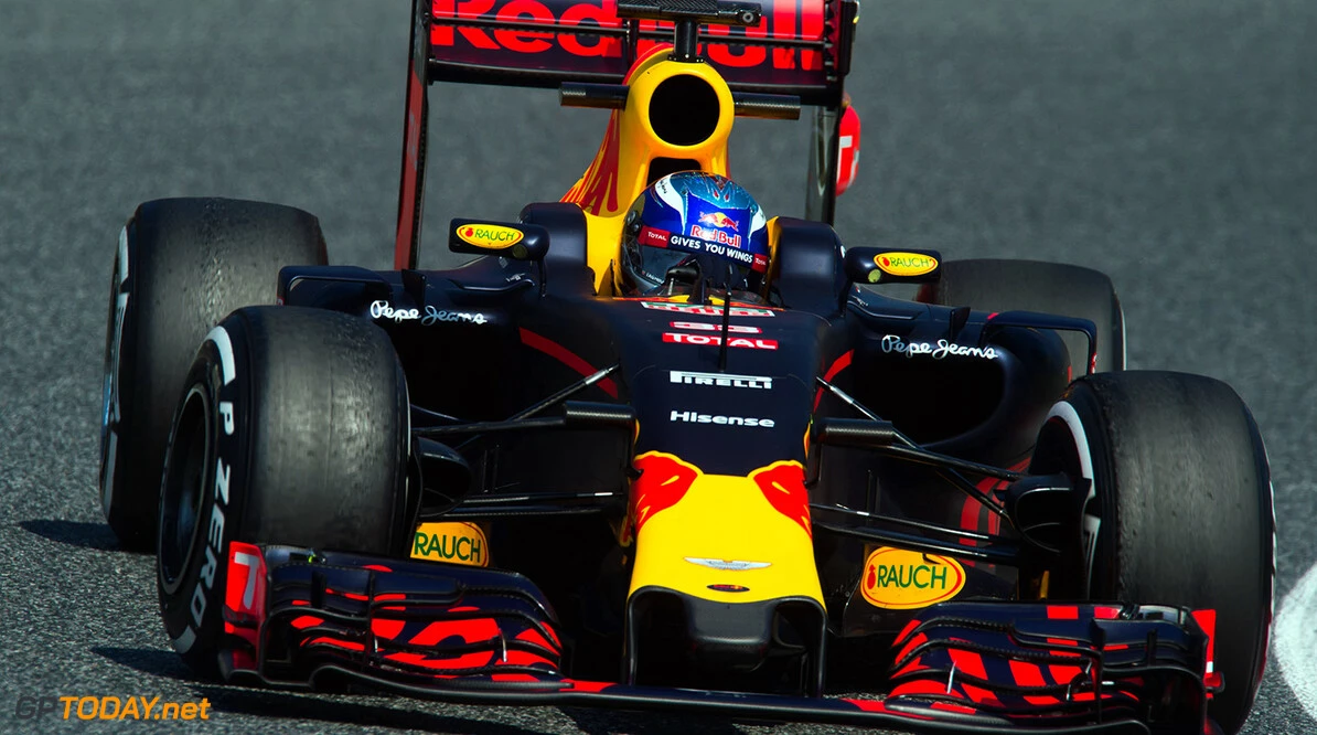 MONTMELO, SPAIN - MAY 18:  Max Verstappen of Netherlands drives the Red Bull Racing Red Bull-TAG Heuer RB12 TAG Heuer during day two of F1 in-season tests at Circuit de Catalunya on May 18, 2016 in Montmelo, Spain.  (Photo by Alex Caparros/Getty Images) // Getty Images / Red Bull Content Pool  // P-20160518-00418 // Usage for editorial use only // Please go to www.redbullcontentpool.com for further information. // 
F1 Testing In Barcelona
Alex Caparros

Spain

P-20160518-00418