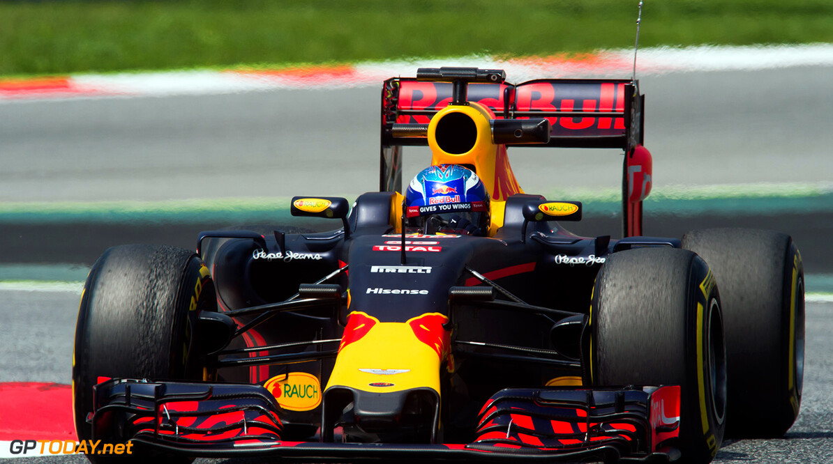 MONTMELO, SPAIN - MAY 18:  Max Verstappen of Netherlands drives the Red Bull Racing Red Bull-TAG Heuer RB12 TAG Heuer during day two of F1 in-season tests at Circuit de Catalunya on May 18, 2016 in Montmelo, Spain.  (Photo by Alex Caparros/Getty Images) // Getty Images / Red Bull Content Pool  // P-20160518-00409 // Usage for editorial use only // Please go to www.redbullcontentpool.com for further information. // 
F1 Testing In Barcelona
Alex Caparros

Spain

P-20160518-00409