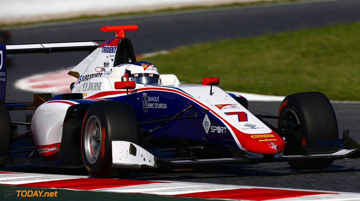 2016 GP3 Series Round 1. 
Circuit de Catalunya, Barcelona, Spain.
Sunday 15 May 2016.
Giuliano Alesi (FRA, Trident) 
Photo: Zak Mauger/GP3 Series Media Service.
ref: Digital Image _79P1037


Zak Mauger



Race Two 2 action