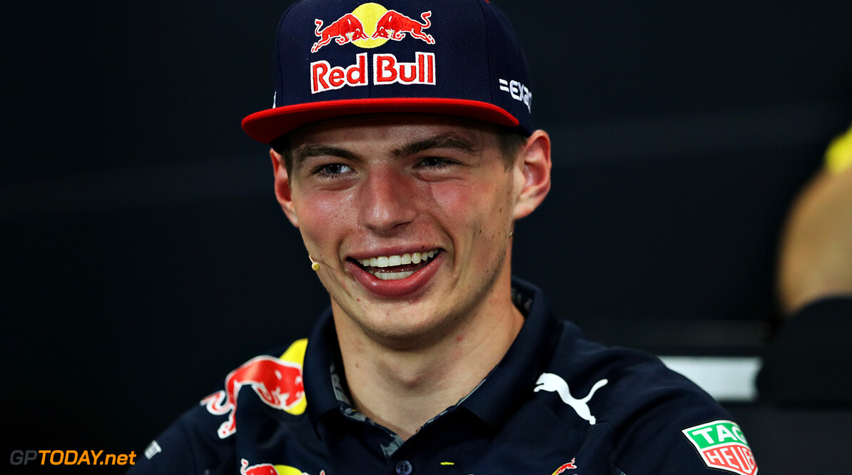 MONTE-CARLO, MONACO - MAY 25:  Max Verstappen of Netherlands and Red Bull Racing in the Drivers Press Conference during previews to the Monaco Formula One Grand Prix at Circuit de Monaco on May 25, 2016 in Monte-Carlo, Monaco.  (Photo by Lars Baron/Getty Images) // Getty Images / Red Bull Content Pool  // P-20160525-00417 // Usage for editorial use only // Please go to www.redbullcontentpool.com for further information. // 
F1 Grand Prix of Monaco - Previews
Lars Baron
Monte-Carlo (City)
Monaco

P-20160525-00417