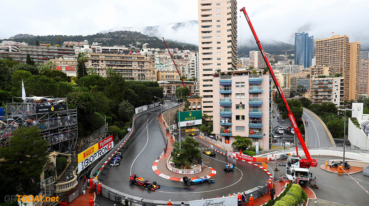 MONTE-CARLO, MONACO - MAY 29: Pascal Wehrlein of Germany driving the (94) Manor Racing MRT-Mercedes MRT05 Mercedes PU106C Hybrid turbo leads Max Verstappen of the Netherlands driving the (33) Red Bull Racing Red Bull-TAG Heuer RB12 TAG Heuer and Felipe Nasr of Brazil driving the (12) Sauber F1 Team Sauber C35 Ferrari 059/5 turbo on track during the Monaco Formula One Grand Prix at Circuit de Monaco on May 29, 2016 in Monte-Carlo, Monaco.  (Photo by Lars Baron/Getty Images) // Getty Images / Red Bull Content Pool  // P-20160529-02258 // Usage for editorial use only // Please go to www.redbullcontentpool.com for further information. // 
F1 Grand Prix of Monaco
Lars Baron
Monte-Carlo (City)
Monaco

P-20160529-02258