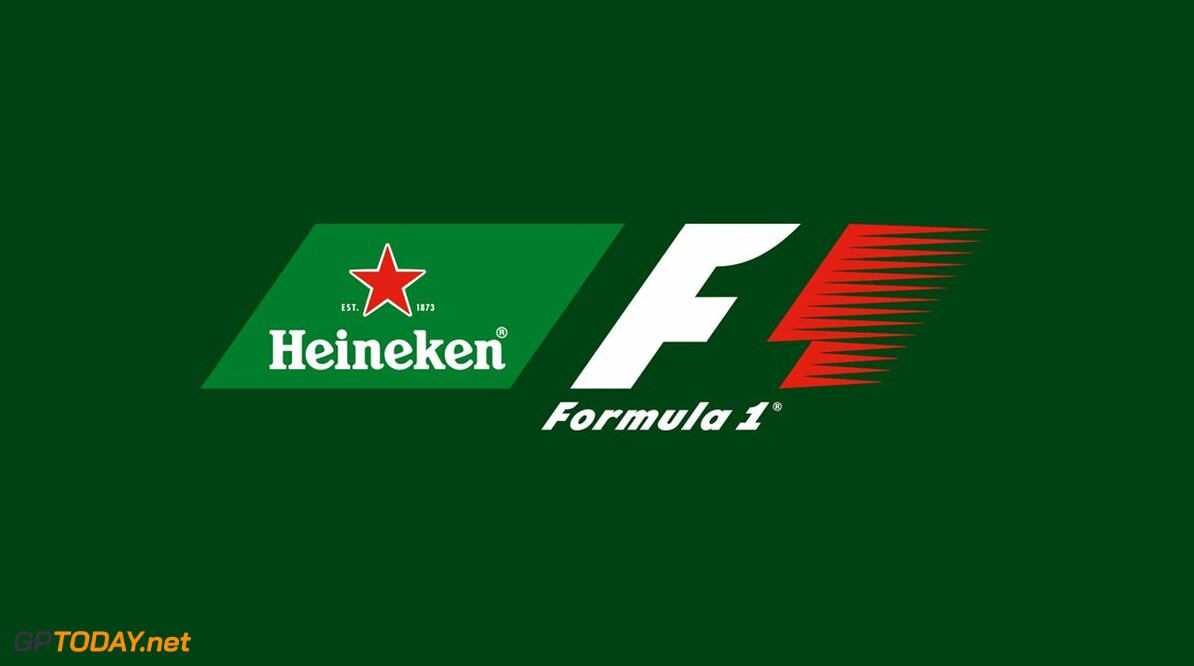 Heineken bevestigt Formule 1-sponsoring