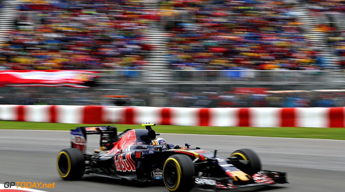 MONTREAL, QC - JUNE 12: Carlos Sainz of Spain driving the (55) Scuderia Toro Rosso STR11 Ferrari 060/5 turbo on track during the Canadian Formula One Grand Prix at Circuit Gilles Villeneuve on June 12, 2016 in Montreal, Canada.  (Photo by Mark Thompson/Getty Images) // Getty Images / Red Bull Content Pool  // P-20160613-00148 // Usage for editorial use only // Please go to www.redbullcontentpool.com for further information. // 
Canadian F1 Grand Prix
Mark Thompson
Montreal (City)
Canada

P-20160613-00148