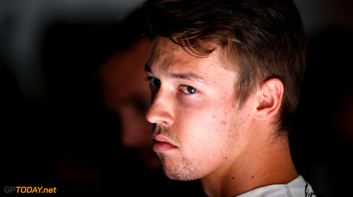 SPIELBERG, AUSTRIA - JULY 02: Daniil Kvyat of Russia and Scuderia Toro Rosso in the garage  during final practice for the Formula One Grand Prix of Austria at Red Bull Ring on July 2, 2016 in Spielberg, Austria.  (Photo by Charles Coates/Getty Images) // Getty Images / Red Bull Content Pool  // P-20160703-00798 // Usage for editorial use only // Please go to www.redbullcontentpool.com for further information. // 
F1 Grand Prix of Austria - Qualifying
Charles Coates
Red Bull Ring
Austria

P-20160703-00798
