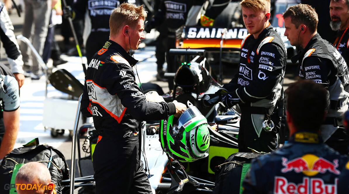 Formula One World Championship
Nico Hulkenberg (GER) Sahara Force India F1 in the pits as the race is stopped.
Belgian Grand Prix, Sunday 28th August 2016. Spa-Francorchamps, Belgium.
Motor Racing - Formula One World Championship - Belgian Grand Prix - Race Day - Spa Francorchamps, Belgium
James Moy Photography
Spa Francorchamps
Belgium

Formula One Formula 1 F1 GP Grand Prix Circuit Belgium Belgian Spa-Francorchamps Spa Francorchamps Spa Francorchamps JM615 Hulkenberg H?lkenberg Huelkenberg Portrait GP1613d