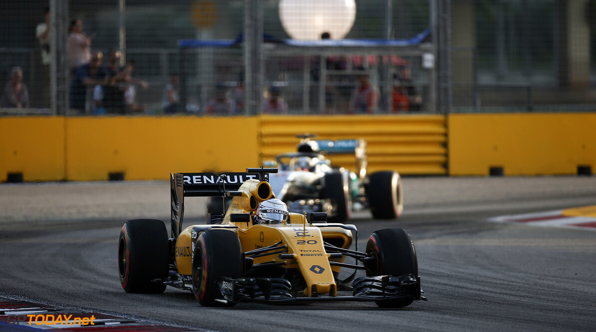 20 MAGNUSSEN Kevin (dnk) Renault F1 RS 16 team Renault Sport F1 team action during the 2016 Formula One World Championship, Singapore Grand Prix from September 16 to 18 2016 in Singapour - Photo Jean Michel Le Meur / DPPI
F1 - SINGAPORE GRAND PRIX 2016
Jean Michel Le Meur
Singapour
Singapour

auto car f1 formula 1 formula one formule 1 formule un grand prix motorsport race september septembre singapour world championship