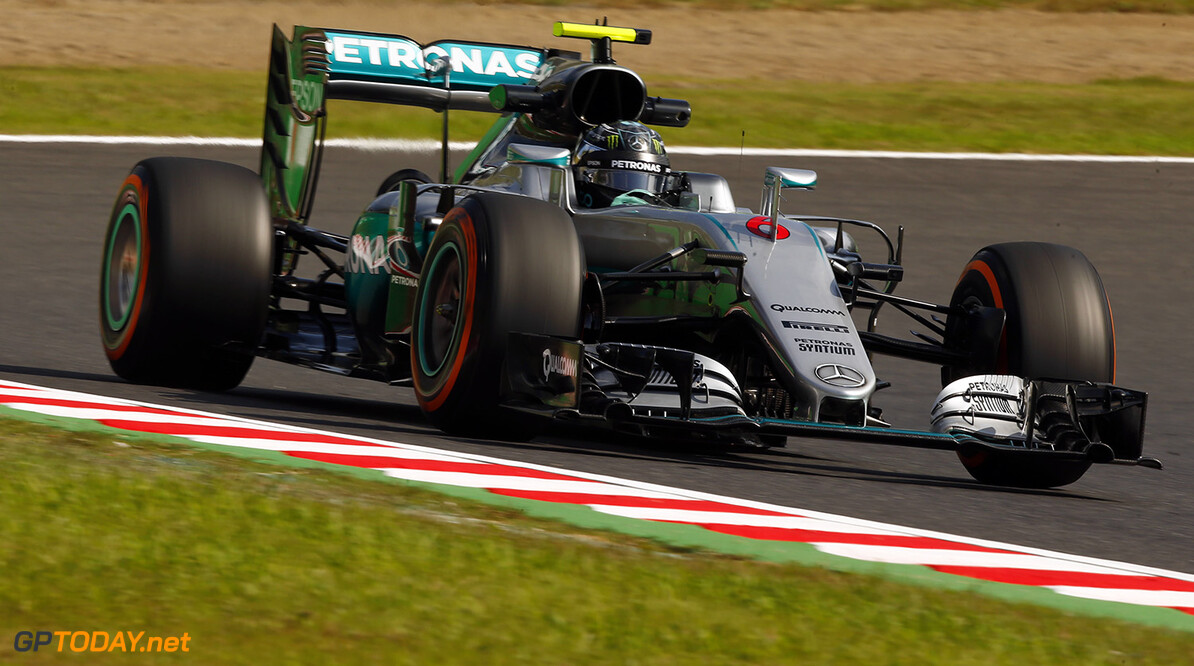 Nico Rosberg in extremis naar pole in Japan, Verstappen vijfde