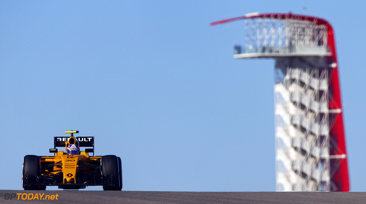 30 PALMER Jolyon (gbr) Renault RS16 action during the 2016 Formula One World Championship, United States of America Grand Prix from october 21 to 23 in Austin, Texas, USA - Photo Frederic Le Floch / DPPI.
F1 - USA GRAND PRIX 2016
Frederic Le Floc'h
Austin
United States of America

Ameriques Auto Car Etats Unis D'amerique F1 Formula 1 Formula One Formule 1 Formule Un Grand Prix Monoplace Motorsport October Octobre Race States Uniplace United Usa World Championship