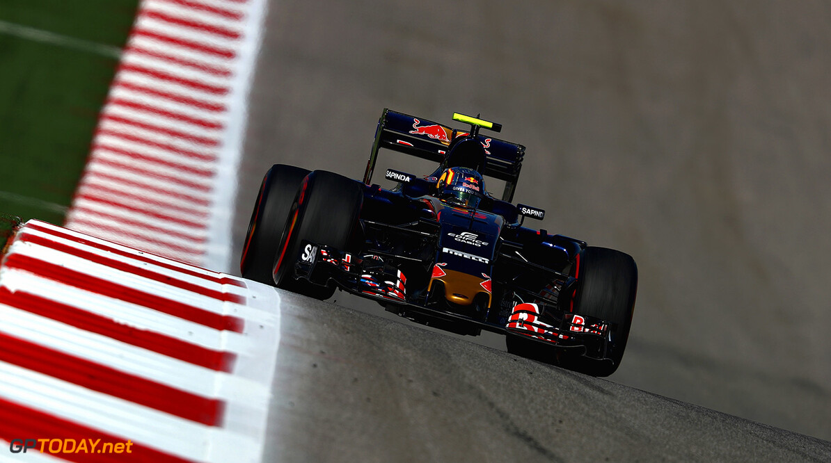 AUSTIN, TX - OCTOBER 21: Carlos Sainz of Spain driving the (55) Scuderia Toro Rosso STR11 Ferrari 060/5 turbo on track during practice for the United States Formula One Grand Prix at Circuit of The Americas on October 21, 2016 in Austin, United States.  (Photo by Clive Mason/Getty Images) // Getty Images / Red Bull Content Pool  // P-20161021-01586 // Usage for editorial use only // Please go to www.redbullcontentpool.com for further information. // 
F1 Grand Prix of USA - Practice
Clive Mason



P-20161021-01586