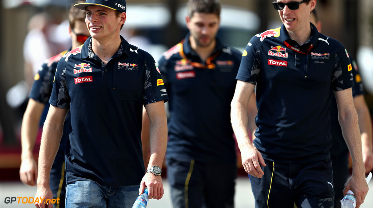 ABU DHABI, UNITED ARAB EMIRATES - NOVEMBER 24:  Max Verstappen of Netherlands and Red Bull Racing walks in the Paddock  during previews for the Abu Dhabi Formula One Grand Prix at Yas Marina Circuit on November 24, 2016 in Abu Dhabi, United Arab Emirates.  (Photo by Lars Baron/Getty Images) // Getty Images / Red Bull Content Pool  // P-20161124-00503 // Usage for editorial use only // Please go to www.redbullcontentpool.com for further information. // 
F1 Grand Prix of Abu Dhabi - Previews
Lars Baron
Abu Dhabi
United Arab Emirates

P-20161124-00503