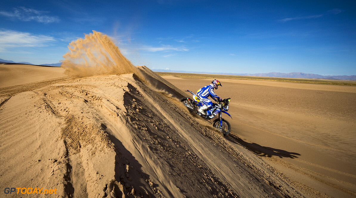 Helder Rodrigues (PRT) of Yamalube Yamaha Official Rally Team races during stage 04 of Rally Dakar 2017 from Jujuy, Argentina to Tupiza, Bolivia on January 05, 2017 // Marcelo Maragni/Red Bull Content Pool // P-20170105-01462 // Usage for editorial use only // Please go to www.redbullcontentpool.com for further information. // 
Helder Rodrigues

Tupiza
Bolivia

P-20170105-01462