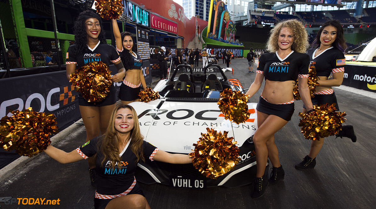 2017 Race of Champions, Marlins Park, Miami, USA
Cheerleaders during the ROC Nations Cup on Sunday 22 January 2017 at Marlins Park, Miami, Florida, USA