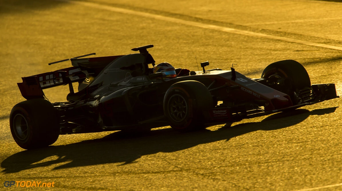 170301RF25198
Barcelona, Spain - 01 March 2017: #8 Romain Grosjean (FRA), Haas F1 Team, during Formula 1 Pre-Season Testing 2017 at Circuit de Barcelona-Catalunya, Barcelona, Spain.
Formula 1 Pre-Season Testing 2017
Ronald Fleurbaaij
Barcelona
Spain

Barcelona Spain Formula 1 Pre-Season Testing 2017 Circuit de Barcelona-Catalunya Sports