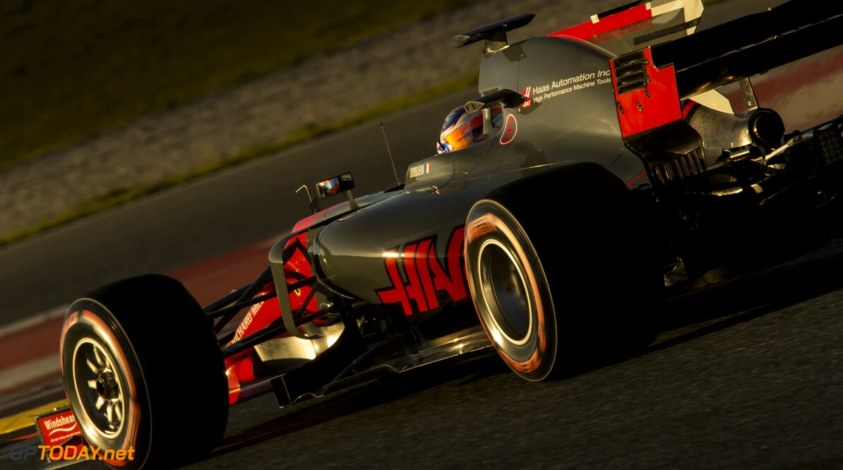 170301RF25138
Barcelona, Spain - 01 March 2017: #8 Romain Grosjean (FRA), Haas F1 Team, during Formula 1 Pre-Season Testing 2017 at Circuit de Barcelona-Catalunya, Barcelona, Spain.
Formula 1 Pre-Season Testing 2017
Ronald Fleurbaaij
Barcelona
Spain

Barcelona Spain Formula 1 Pre-Season Testing 2017 Circuit de Barcelona-Catalunya Sports