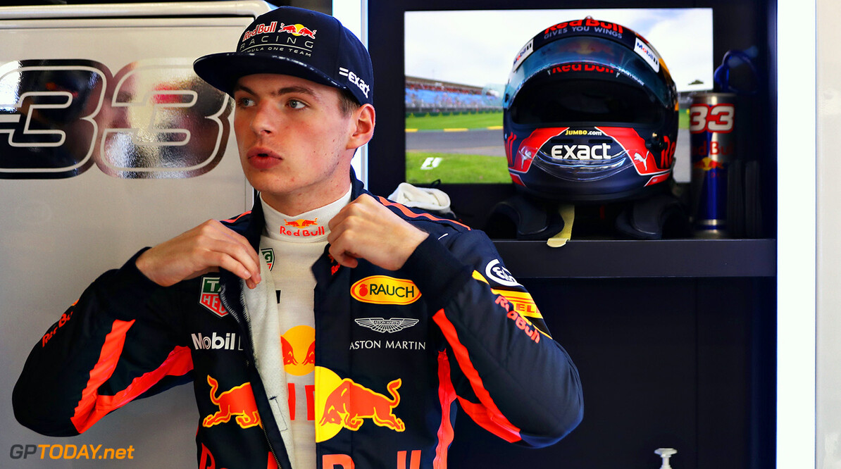 MELBOURNE, AUSTRALIA - MARCH 24:  Max Verstappen of Netherlands and Red Bull Racing prepares in the garage  during practice for the Australian Formula One Grand Prix at Albert Park on March 24, 2017 in Melbourne, Australia.  (Photo by Mark Thompson/Getty Images) // Getty Images / Red Bull Content Pool  // P-20170324-00197 // Usage for editorial use only // Please go to www.redbullcontentpool.com for further information. // 
Australian F1 Grand Prix - Practice
Mark Thompson
Melbourne
Australia

P-20170324-00197