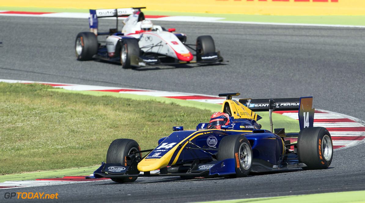 2017 GP3 Series Round 1. 
Circuit de Catalunya, Barcelona, Spain.
Saturday 13 May 2017.
Santino Ferrucci (USA, DAMS) leading Kevin Joerg (SUI, Trident) 
Photo: Jed Leicester/GP3 Series Media Service.
ref: Digital Image JL2_1018


Jed Leicester



Race One 1