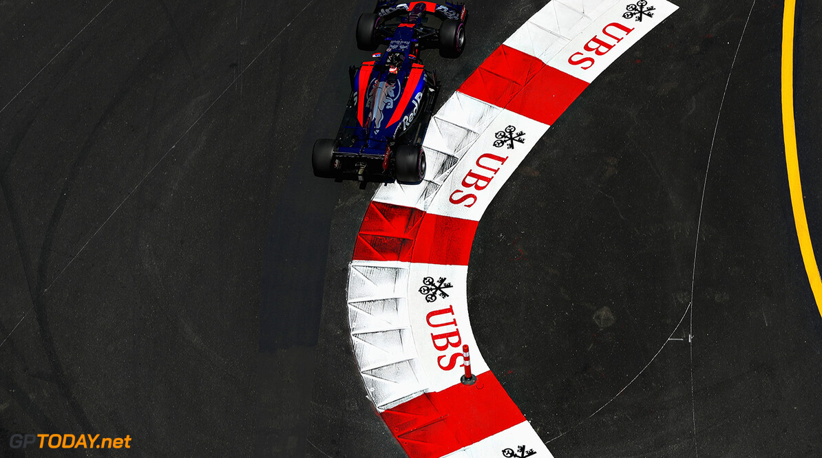 MONTE-CARLO, MONACO - MAY 28: Daniil Kvyat of Russia driving the (26) Scuderia Toro Rosso STR12 on track during the Monaco Formula One Grand Prix at Circuit de Monaco on May 28, 2017 in Monte-Carlo, Monaco.  (Photo by Mark Thompson/Getty Images) // Getty Images / Red Bull Content Pool  // P-20170528-01182 // Usage for editorial use only // Please go to www.redbullcontentpool.com for further information. // 
F1 Grand Prix of Monaco
Mark Thompson
Monte-Carlo (City)
Monaco

P-20170528-01182