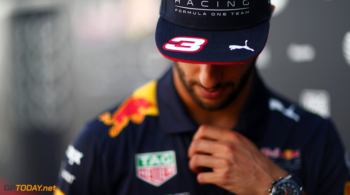 MONTREAL, QC - JUNE 08: Daniel Ricciardo of Australia and Red Bull Racing during an interview in the Paddock during previews for the Canadian Formula One Grand Prix at Circuit Gilles Villeneuve on June 8, 2017 in Montreal, Canada.  (Photo by Dan Istitene/Getty Images) // Getty Images / Red Bull Content Pool  // P-20170608-01784 // Usage for editorial use only // Please go to www.redbullcontentpool.com for further information. // 
Canadian F1 Grand Prix - Previews
Dan Istitene

Canada

P-20170608-01784