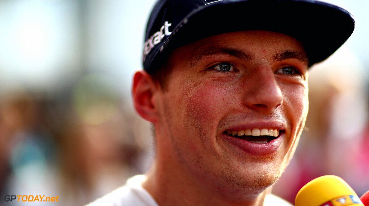 BAKU, AZERBAIJAN - JUNE 23: Max Verstappen of Netherlands and Red Bull Racing talks to the media after practice for the Azerbaijan Formula One Grand Prix at Baku City Circuit on June 23, 2017 in Baku, Azerbaijan.  (Photo by Dan Istitene/Getty Images) // Getty Images / Red Bull Content Pool  // P-20170623-01494 // Usage for editorial use only // Please go to www.redbullcontentpool.com for further information. // 
Azerbaijan F1 Grand Prix - Practice
Dan Istitene
Baku
Azerbaijan

P-20170623-01494