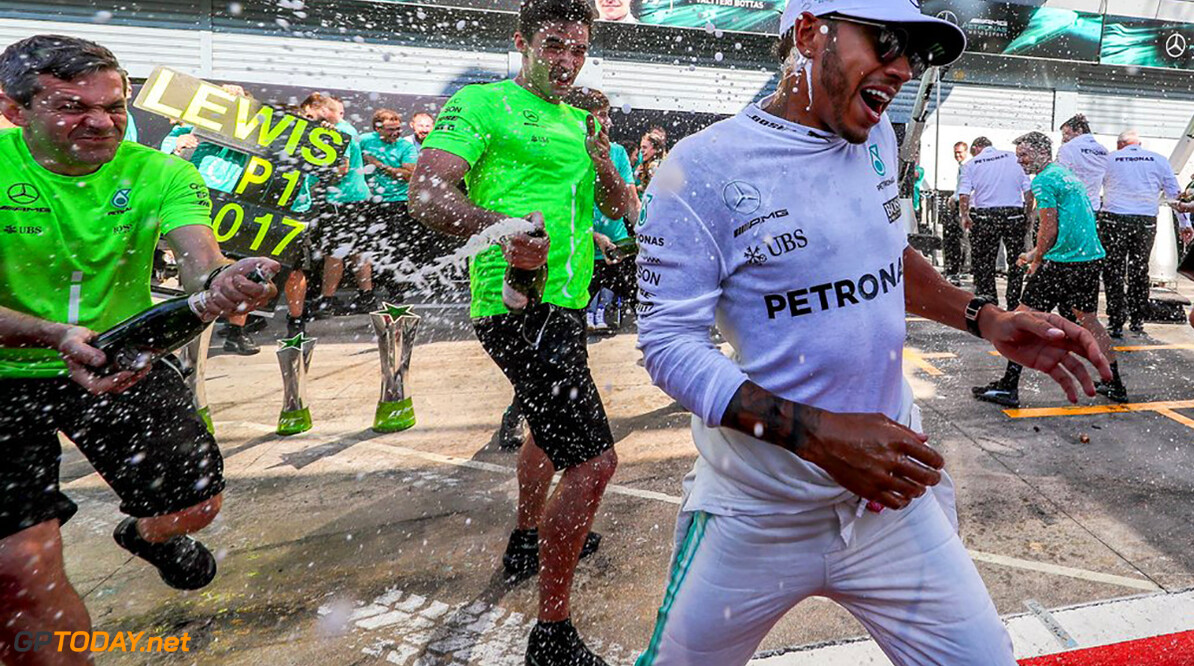 Hamilton was sure he could win after the rain fell