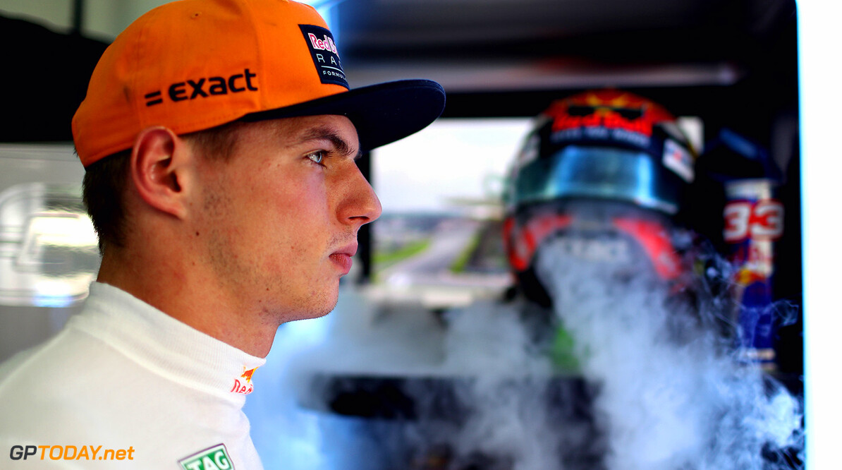 KUALA LUMPUR, MALAYSIA - OCTOBER 01: Max Verstappen of Netherlands and Red Bull Racing prepares to drive in the garage before the Malaysia Formula One Grand Prix at Sepang Circuit on October 1, 2017 in Kuala Lumpur, Malaysia.  (Photo by Mark Thompson/Getty Images) // Getty Images / Red Bull Content Pool  // P-20171001-00471 // Usage for editorial use only // Please go to www.redbullcontentpool.com for further information. // 
F1 Grand Prix of Malaysia
Mark Thompson
Sepang
Malaysia

P-20171001-00471